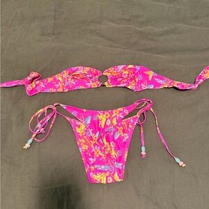 Kulani Kinis Pink Floral Bikini